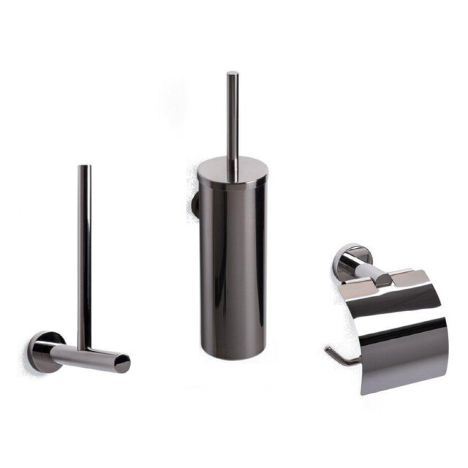 Ozean Eternal Toiletset - driedelig - chroom sw209290/sw209291/sw209297/ Ozean Eternal Toiletset - driedelig - chroom sw209290/sw209291/sw209297/ afbeelding 1