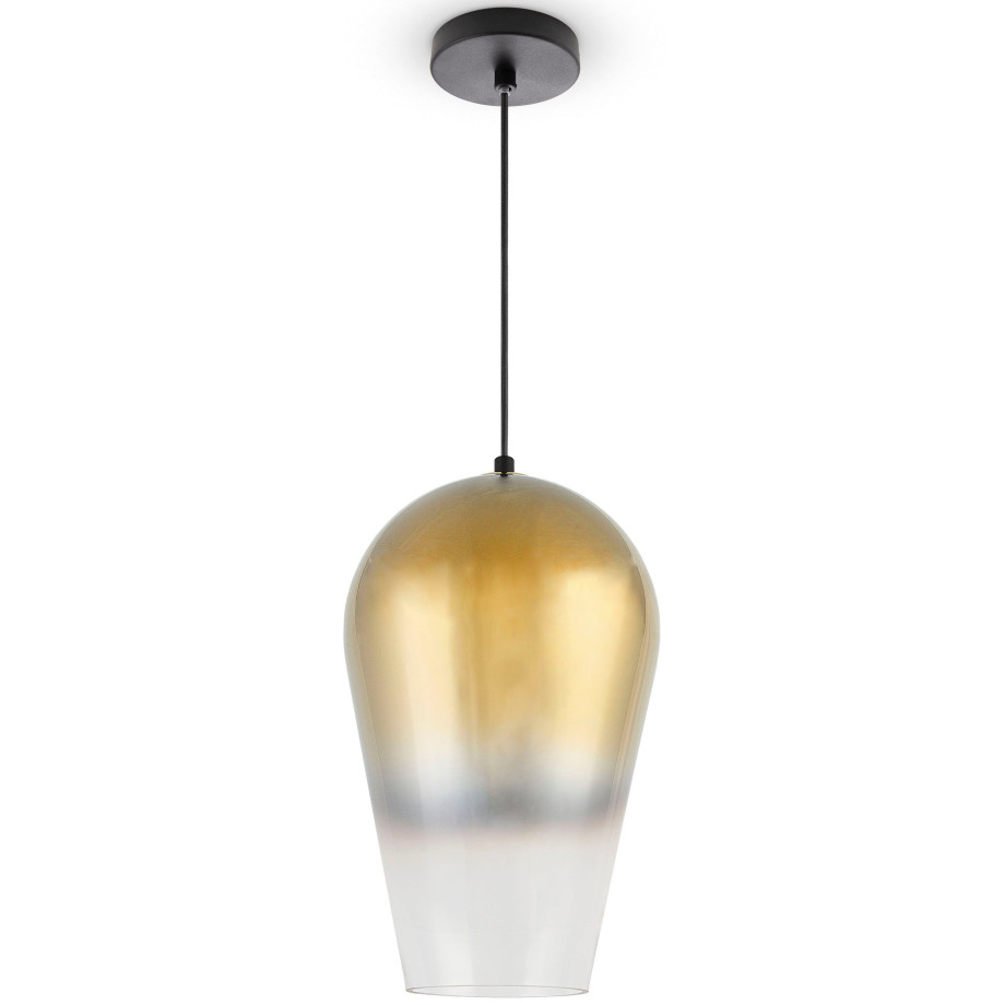 Paco Home Hanglamp Dalia Eettafel glas lampenkap hanglamp woonkamer modern E27 afbeelding 1