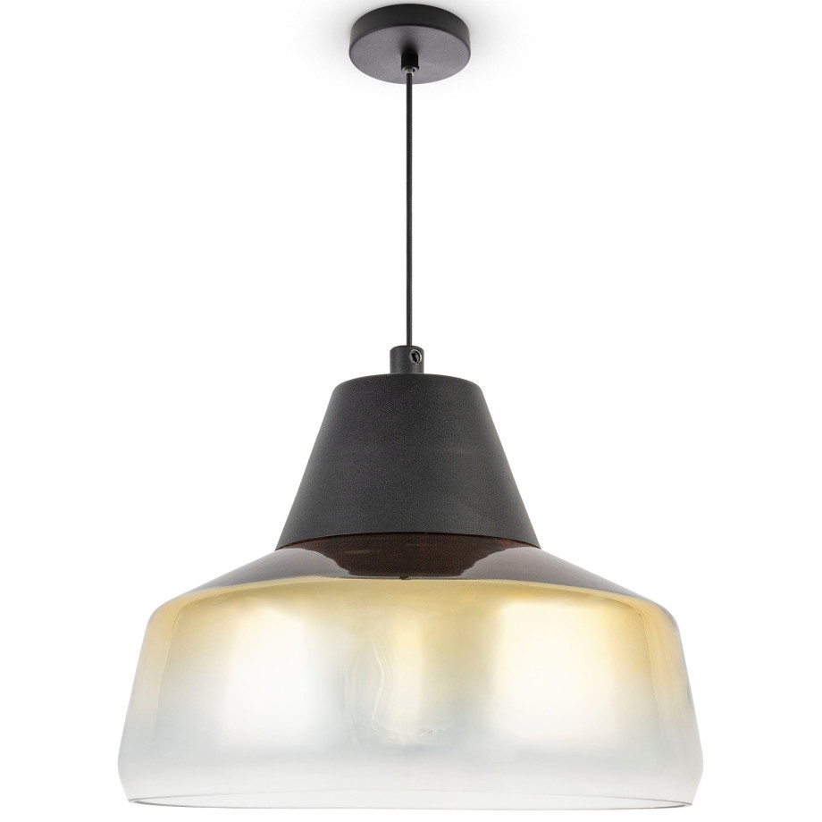 Paco Home Hanglamp Diara Glas eetkamer lamp hanglamp modern vintage industrieel E27 afbeelding 1
