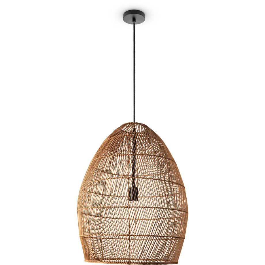 Paco Home Hanglamp VIHMA Rattan pendellamp eettafel lamp natuurlijk LED Boho rustiek E27 afbeelding 1