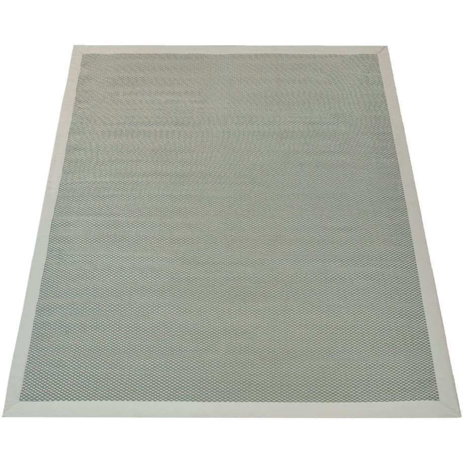 Paco Home Vloerkleed Sisala 270 Platweefsel, geweven, sisal look, randdessin, geschikt voor binnen en buiten afbeelding 1