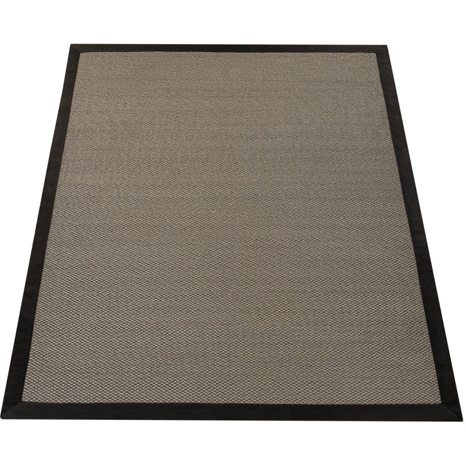 Paco Home Vloerkleed Sisala 270 Platweefsel, geweven, sisal look, randdessin, geschikt voor binnen en buiten afbeelding 1