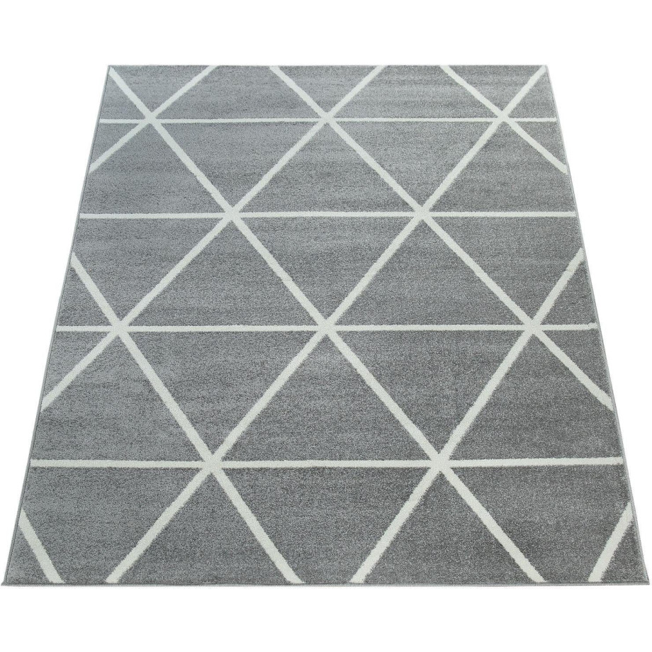 Paco Home Vloerkleed Stella 401 Kortpolig, pastelkleuren, ruitontwerp, Scandinavisch patroon, klantenfavoriet afbeelding 1