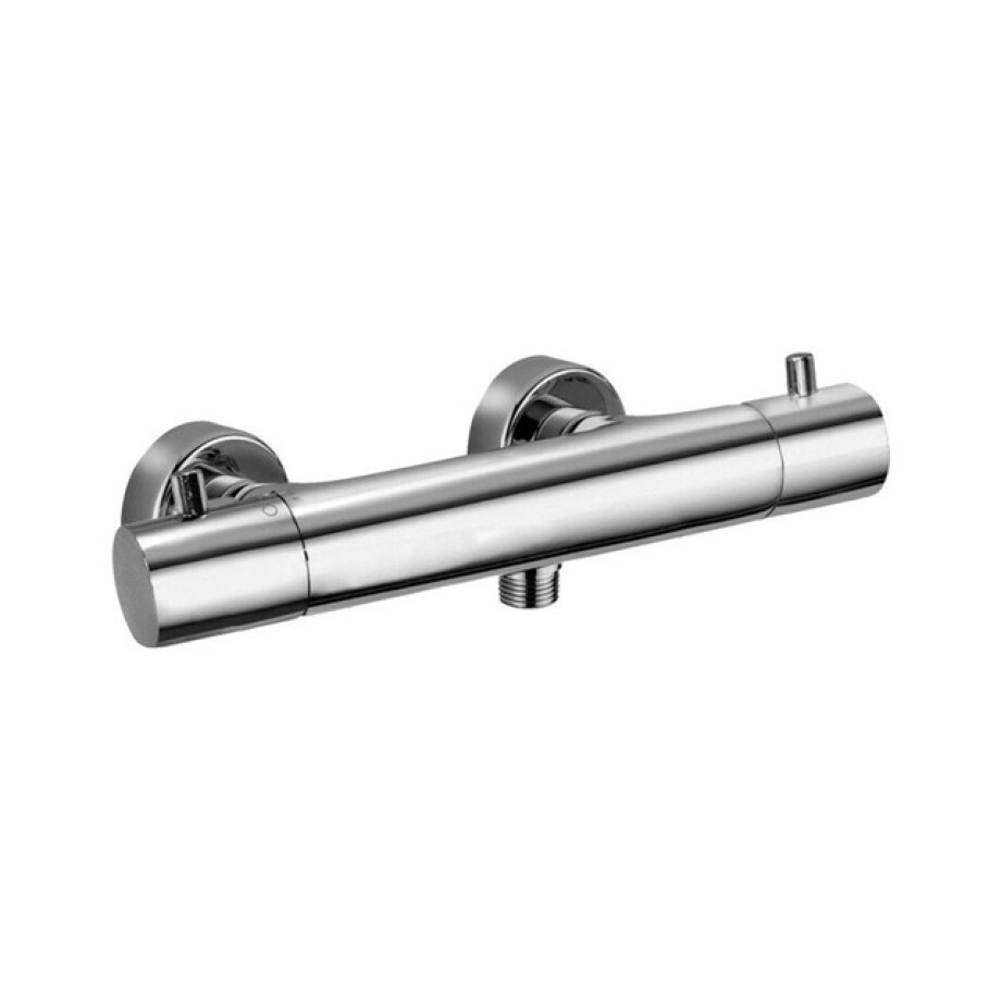 Paffoni Light Douche thermostaatkraan waterbesparend opbouw met temperatuurbegrenzing Chroom LIQ168ECR Paffoni Light Douche thermostaatkraan waterbesparend opbouw met temperatuurbegrenzing Chroom LIQ168ECR afbeelding 1