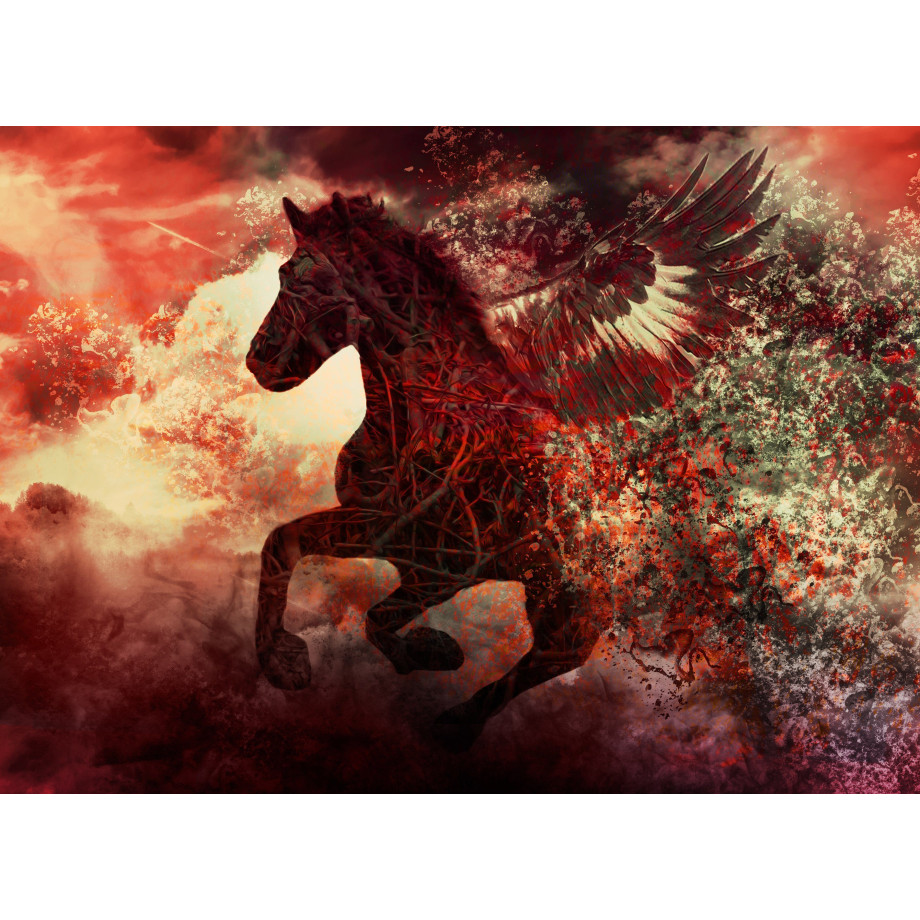 Papermoon Fotobehang Apocalypse fantasy Horse afbeelding 1