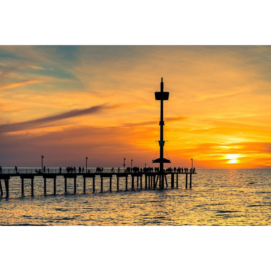 Papermoon Fotobehang Brighton pier Vliesbehang, eersteklas digitale print afbeelding 1