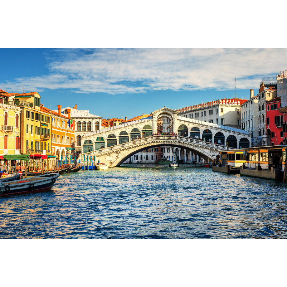 Papermoon Fotobehang Grand Canal and Rialto bridge afbeelding 1