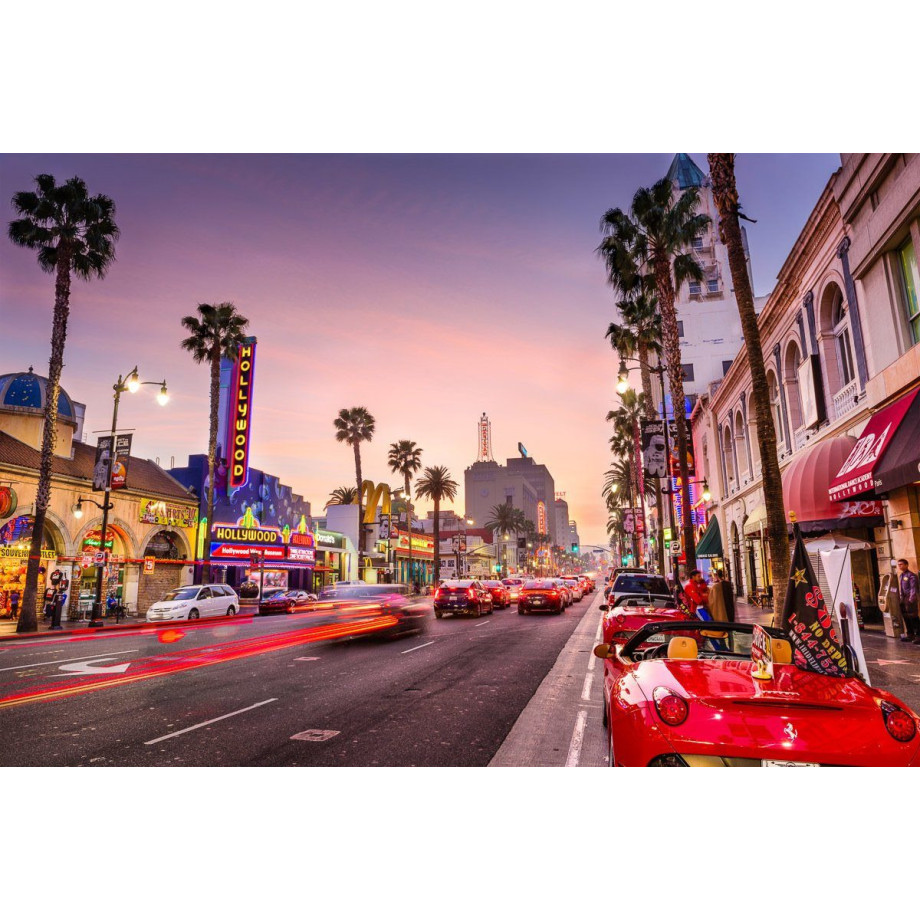 Papermoon Fotobehang Hollywood Boulevard Vliesbehang, eersteklas digitale print afbeelding 1