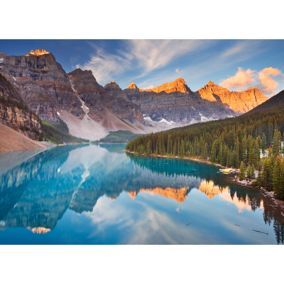 Papermoon Fotobehang Moraine Lake Rocky Mountains afbeelding 1