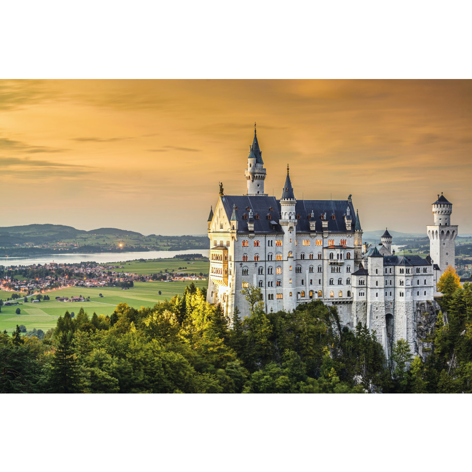 Papermoon Fotobehang Neuschwanstein Castle afbeelding 1