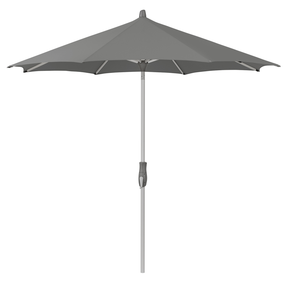 Parasol Alu Twist 300cm (stone grey) afbeelding 