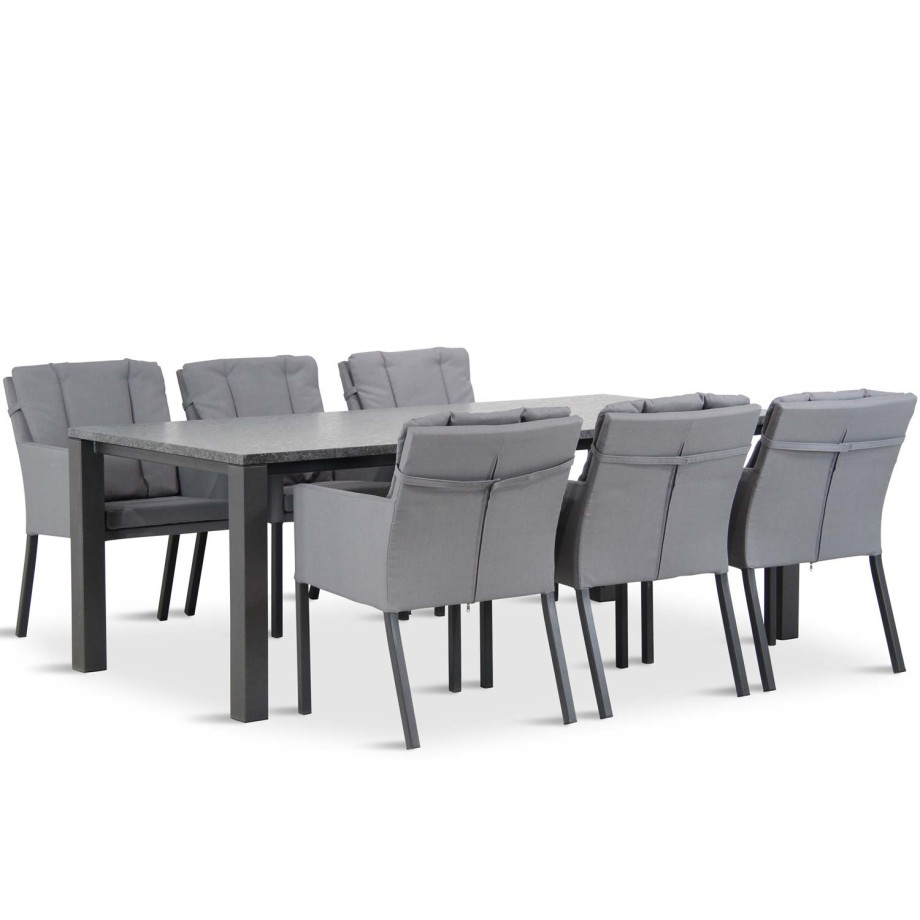 Lifestyle Parma/Munster 220 cm dining tuinset 7-delig afbeelding 1