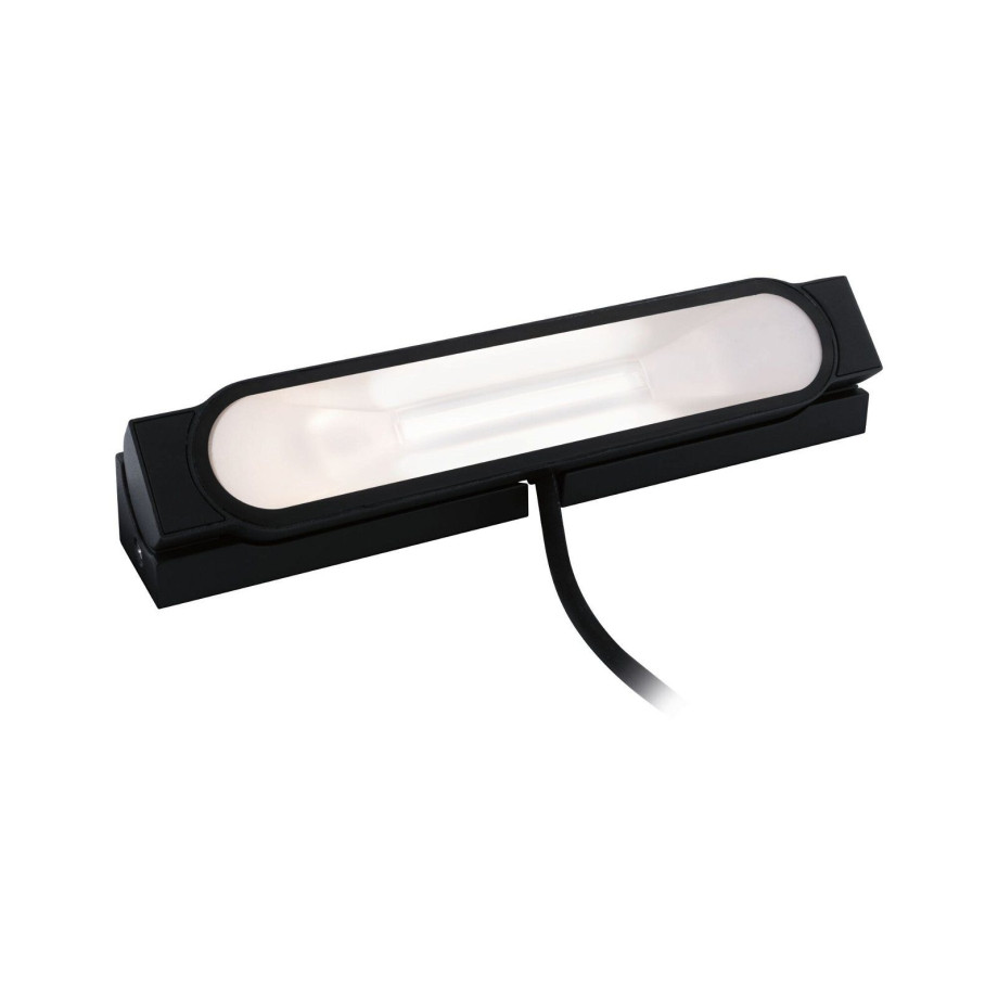 Paulmann Led-tuinlamp Wandfluter Ito IP67 252x49mm 3000K 6W 200lm 230V 70° Antraciet Metaal (1 stuk) afbeelding 1