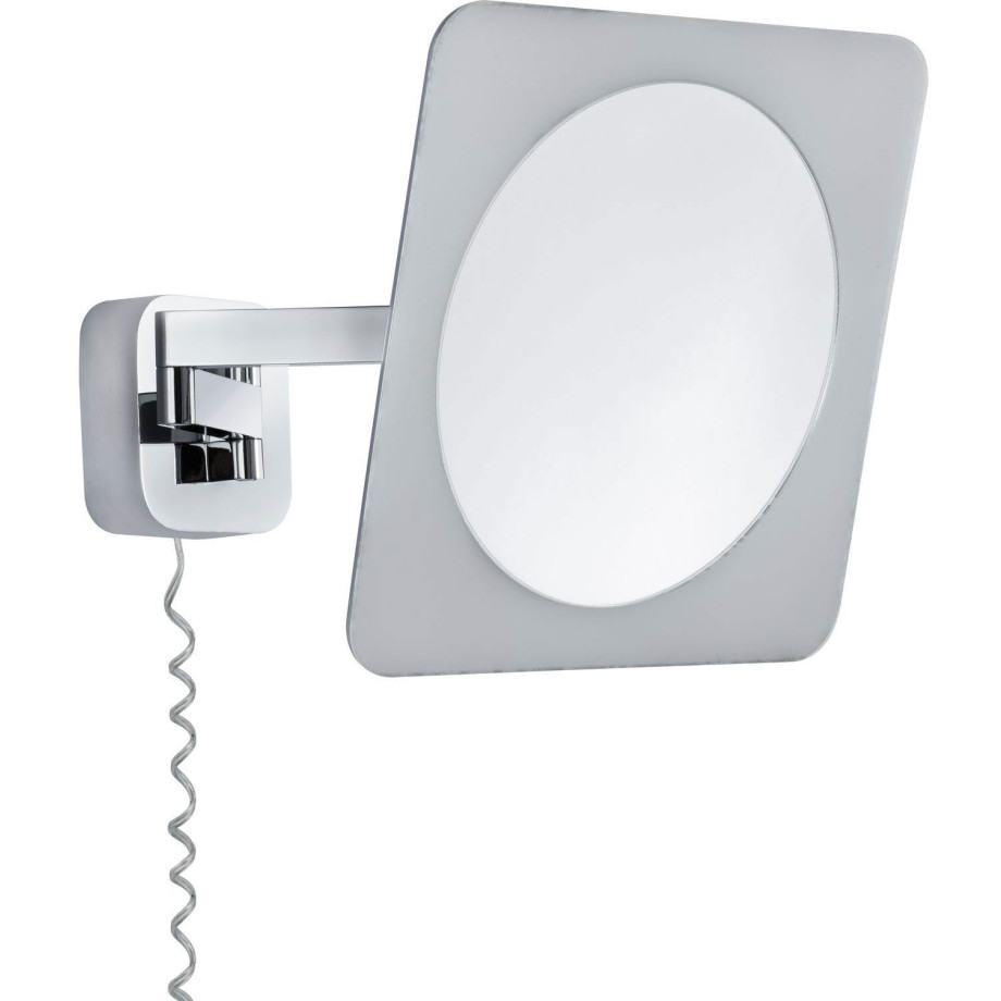 Paulmann Led-wandlamp Cosmetica spiegel Bela LED IP44 5,7W Chroom, Wit, Spiegel, Metaal (1 stuk) afbeelding 1