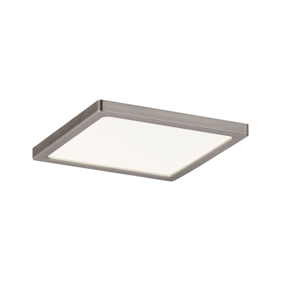 Paulmann Ledinbouwlamp Areo IP44 vierkant 120x120mm 6,5W 418lm 3000K Mat nikkel dimbaar (1 stuk) afbeelding 1