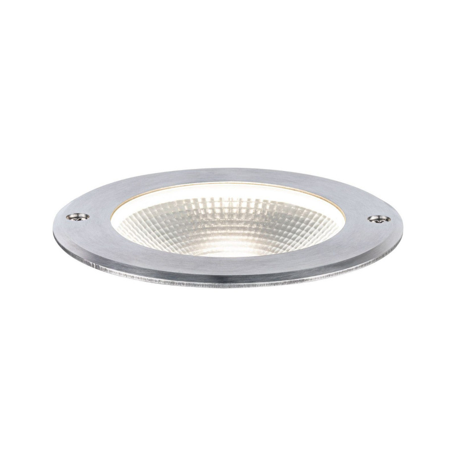 Paulmann Ledinbouwlamp Vloer IP67 120mm 3000K 6W 580lm 230V RVS, Aluminium (1 stuk) afbeelding 1