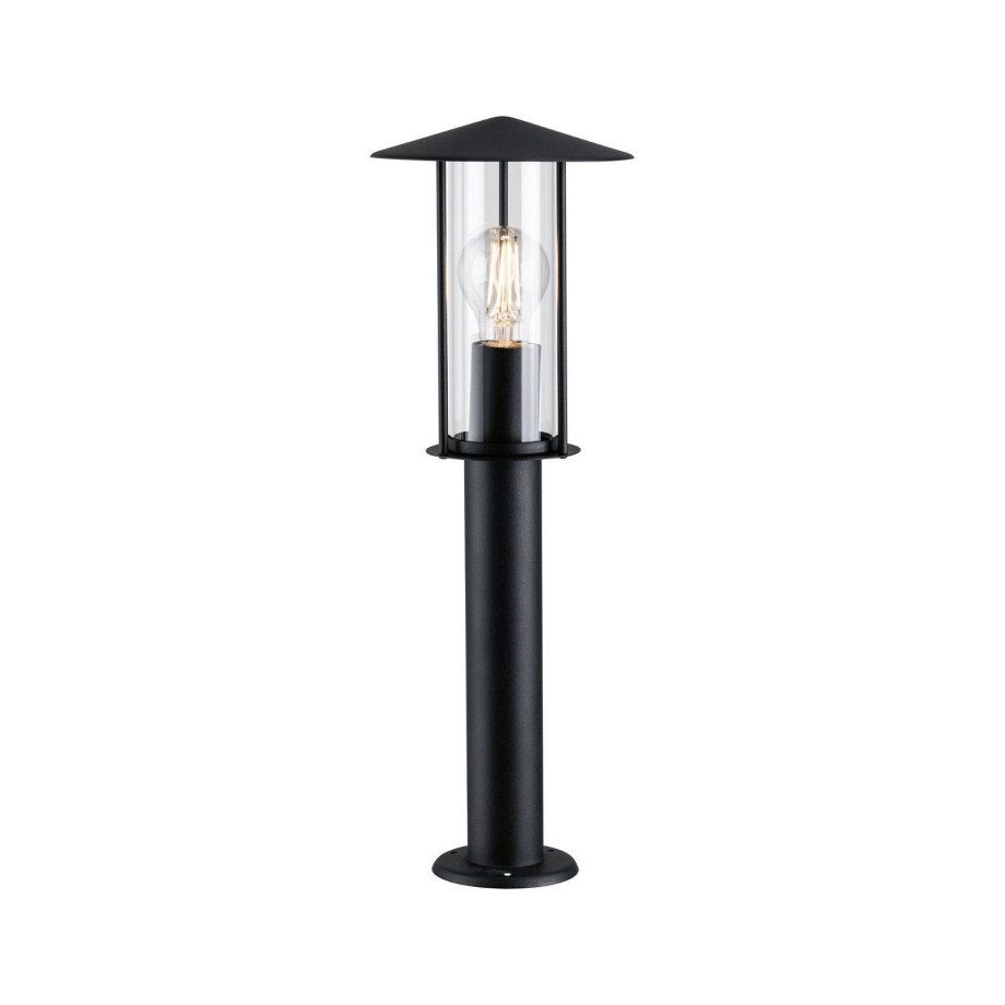 Paulmann Paalverlichting Classic IP44 500mm max. 15W 230V donkergrijs E27 metaal, glas (1 stuk) afbeelding 1