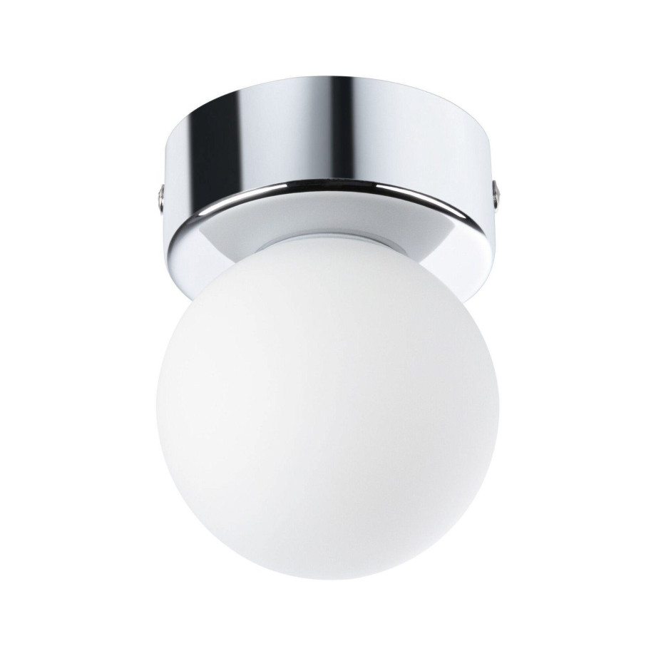 Paulmann Plafondlamp Selection Bathroom Gove IP44 max. 1x20W Satin, Glas/Metaal (1 stuk) afbeelding 1