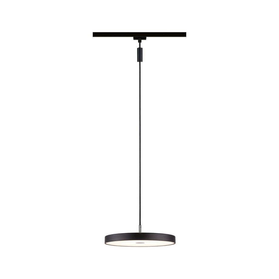 Paulmann Railsysteem-lampen URail Hanglamp Hildor 850lm 15W 3000K 230V Chroom mat afbeelding 1