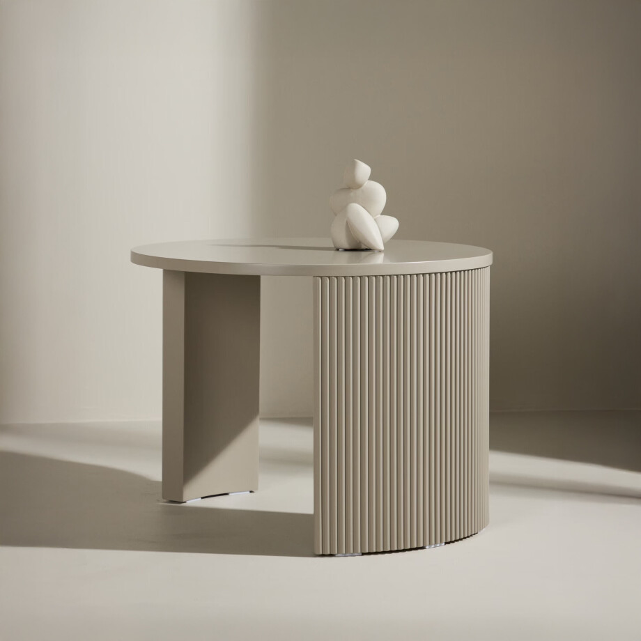 Nohr Ronde Salontafel 'Phallon' 60cm, kleur Beige afbeelding 1