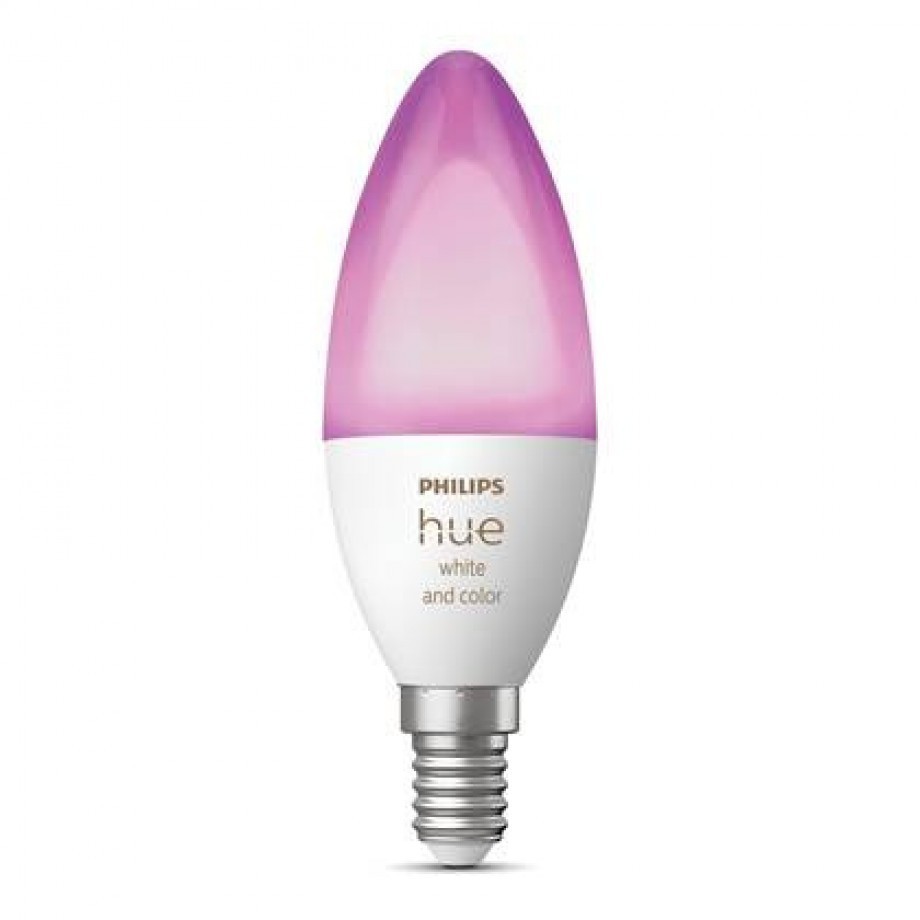 Philips Hue White and Color Ambiance kaars lamp mat dimbaar - E14 5W … afbeelding 