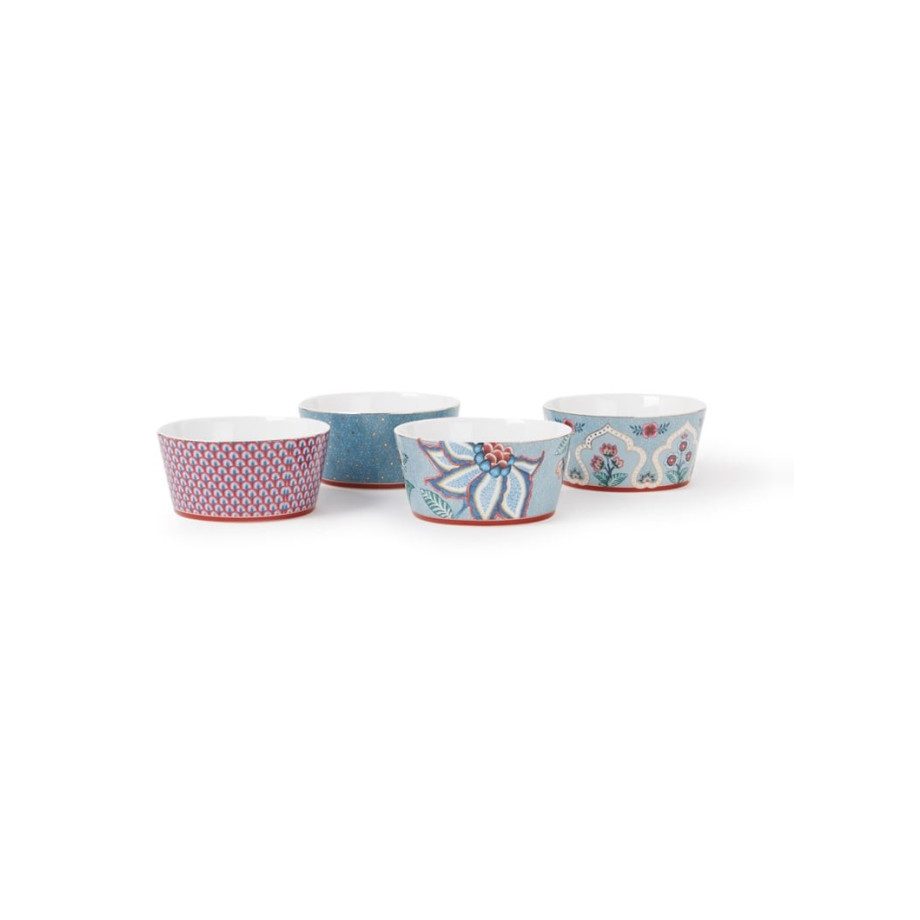 Pip Studio Flower Festival kom 12 cm set van 4 afbeelding 1