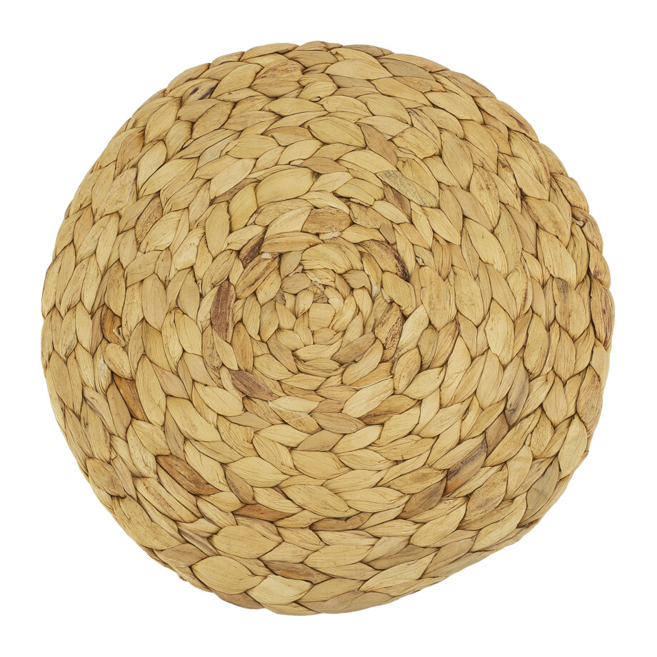 Krumble Placemat - Rotan - Diameter 30 cm - Lichtbruin afbeelding 1