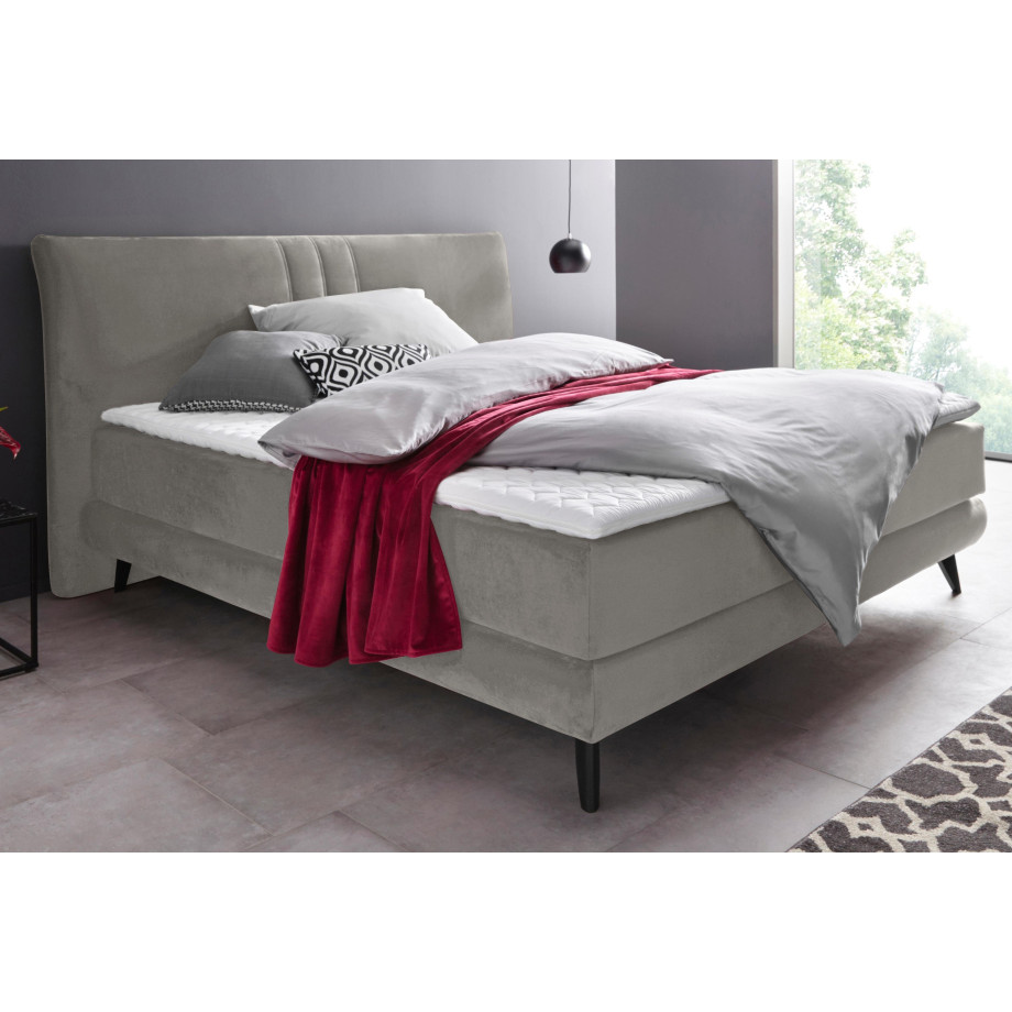 Places of Style Boxspring Skien incl. topmatras van koudschuim, 2 hardheden, 3 uitvoeringen afbeelding 1