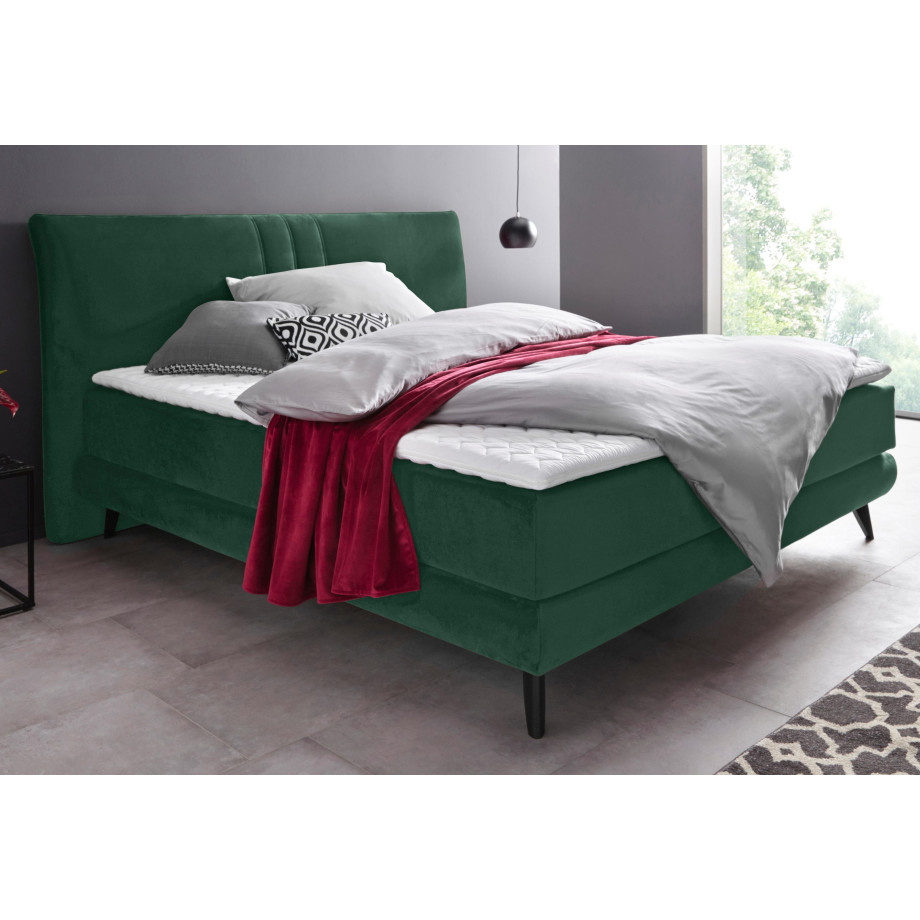 Places of Style Boxspring Skien incl. topmatras van koudschuim, 2 hardheden, 3 uitvoeringen afbeelding 1