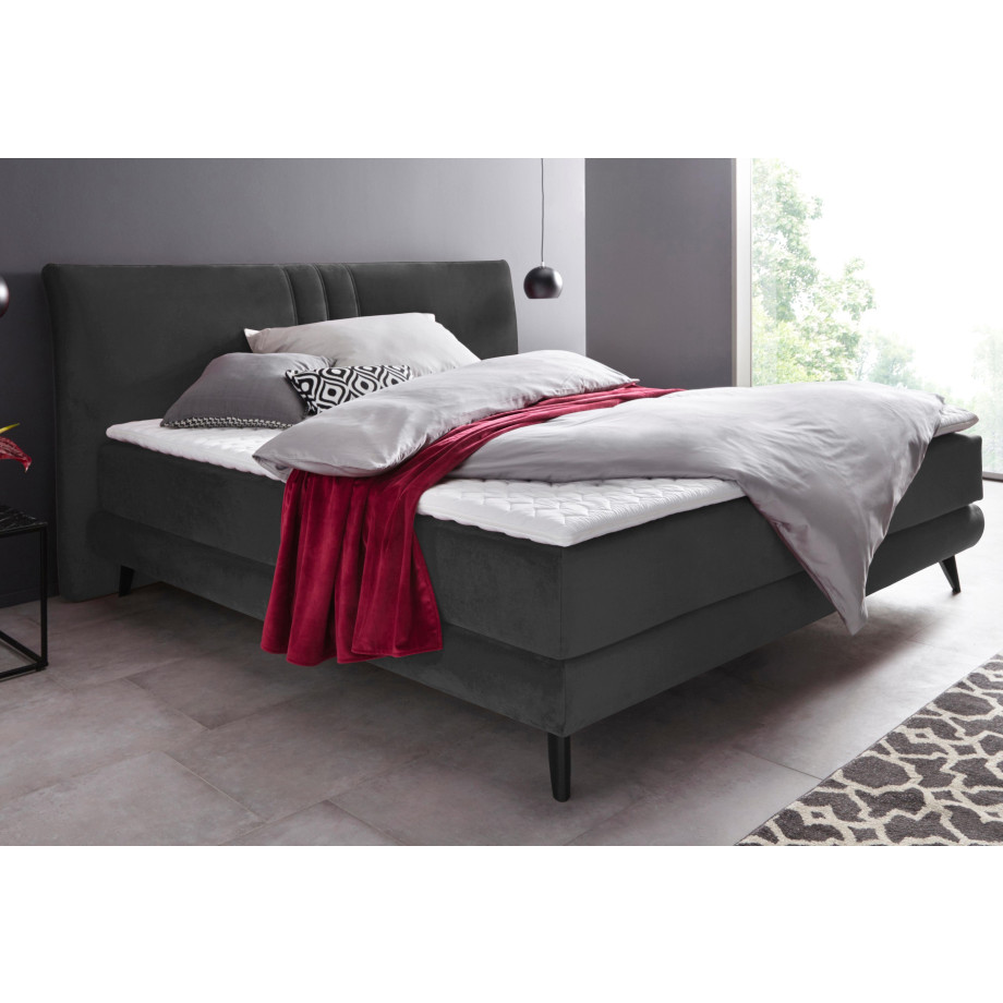 Places of Style Boxspring Skien incl. topmatras van koudschuim, 2 hardheden, 3 uitvoeringen afbeelding 1