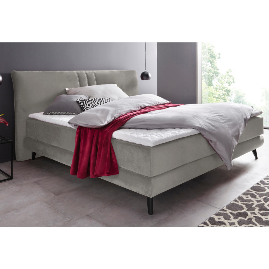 Places of Style Boxspring Skien incl. topmatras van koudschuim, 2 hardheden, 3 uitvoeringen afbeelding 1