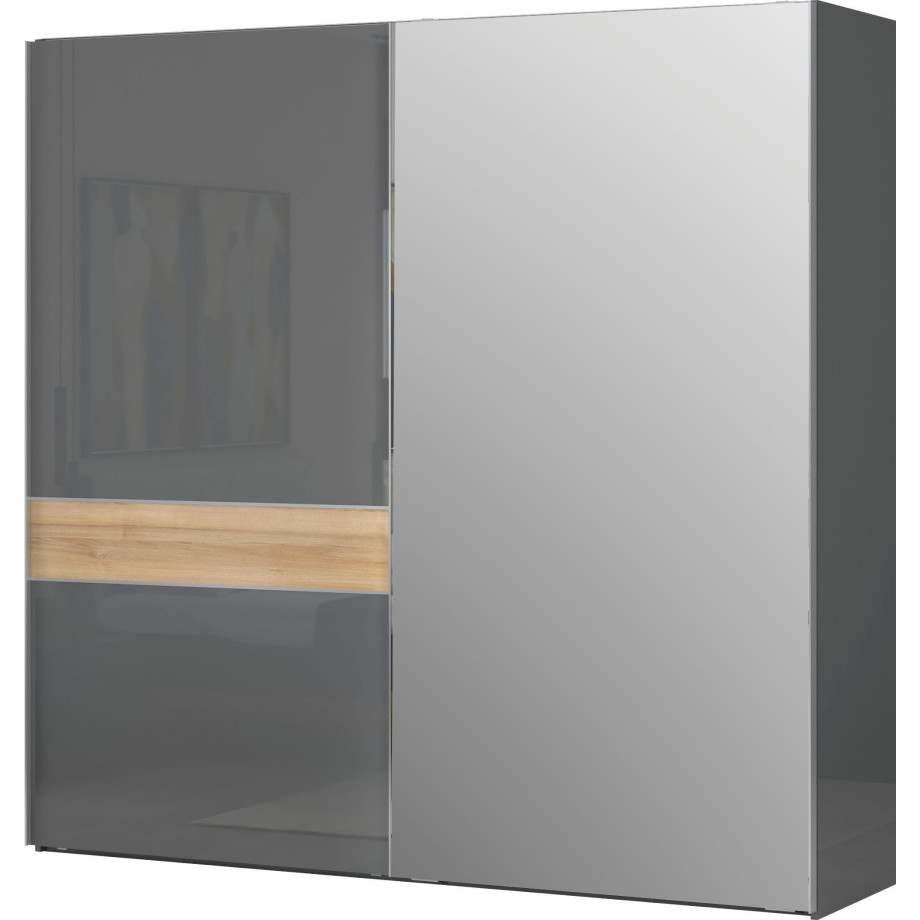 Places of Style Zweefdeurkast Onyx Spiegelkast hoogwaardig UV gelakt, soft-closefunctie afbeelding 1