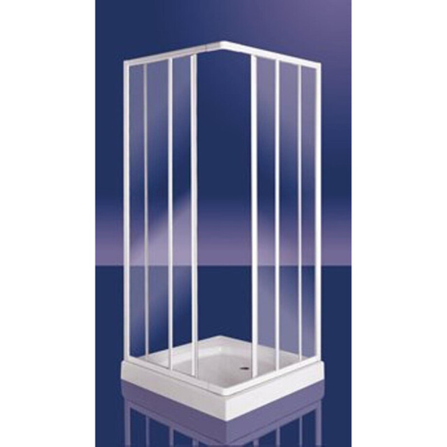 Plieger Class douchecabine 80/90x80/90x185cm hoekinstap aluminium ADC3TA89019 Plieger Class douchecabine 80/90x80/90x185cm hoekinstap aluminium ADC3TA89019 afbeelding 1