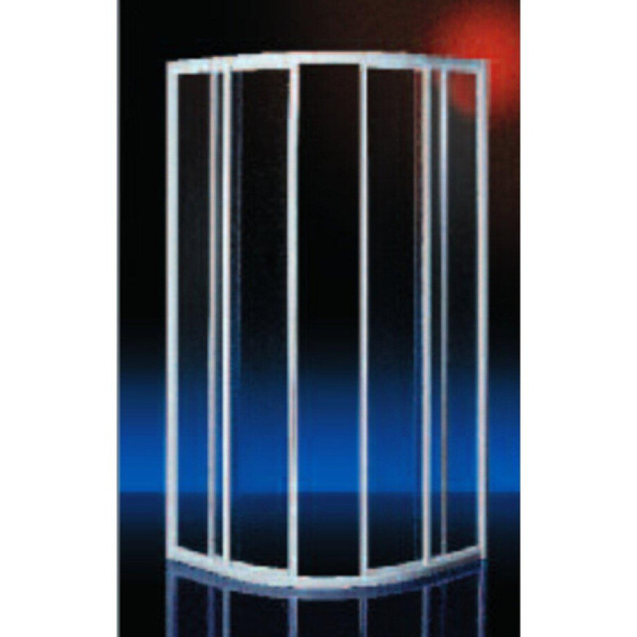 Plieger Class douchecabine 90x90x185cm kwartrond wit CGC3TB89019 afbeelding 1