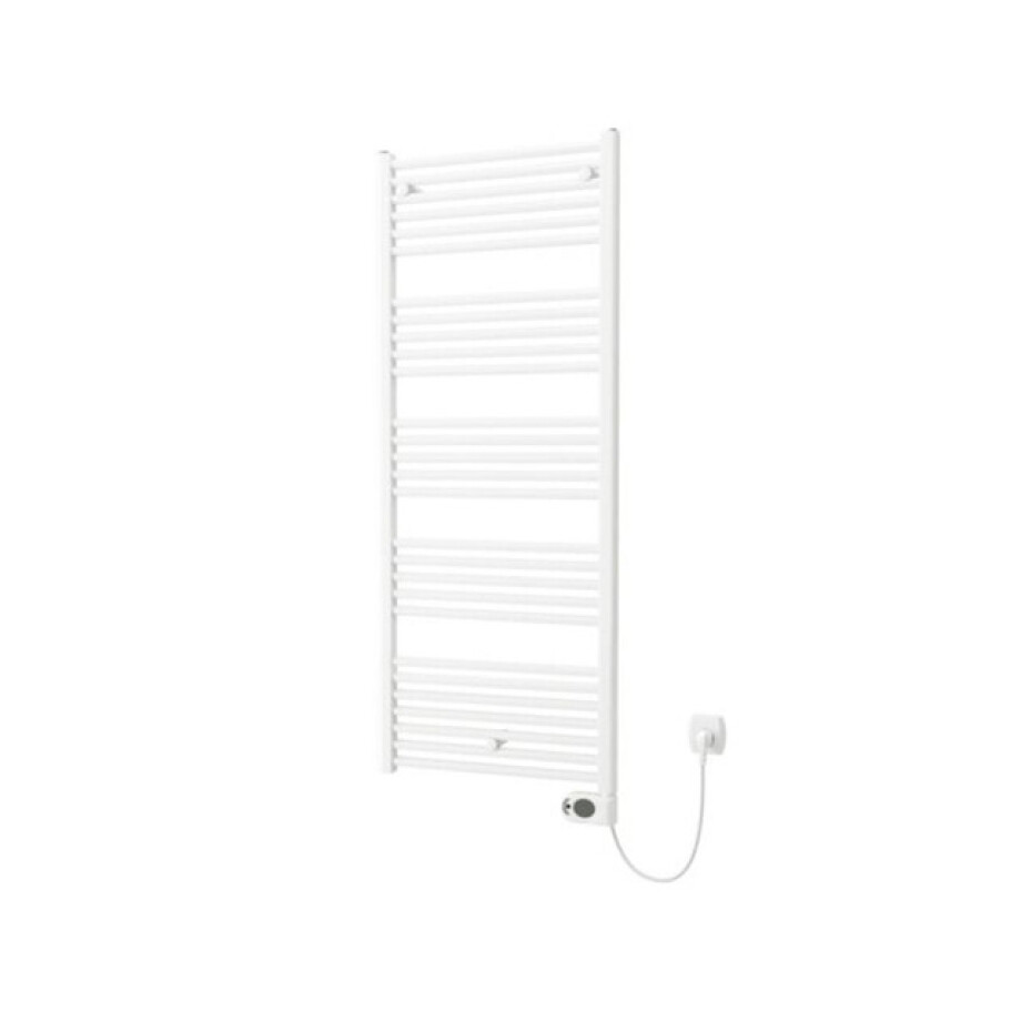 Plieger Elba Electrical Elektrische Designradiator - 146.2x50cm - met thermostaat - 700w - wit 1550007 Plieger Elba Electrical Elektrische Designradiator - 146.2x50cm - met thermostaat - 700w - wit 1550007 afbeelding 1