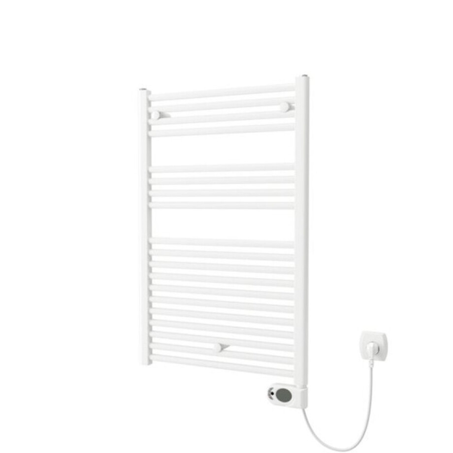 Plieger Elba Electrical Elektrische Designradiator - 94.2x50cm - met thermostaat - 500w - wit 1550006 Plieger Elba Electrical Elektrische Designradiator - 94.2x50cm - met thermostaat - 500w - wit 1550006 afbeelding 1