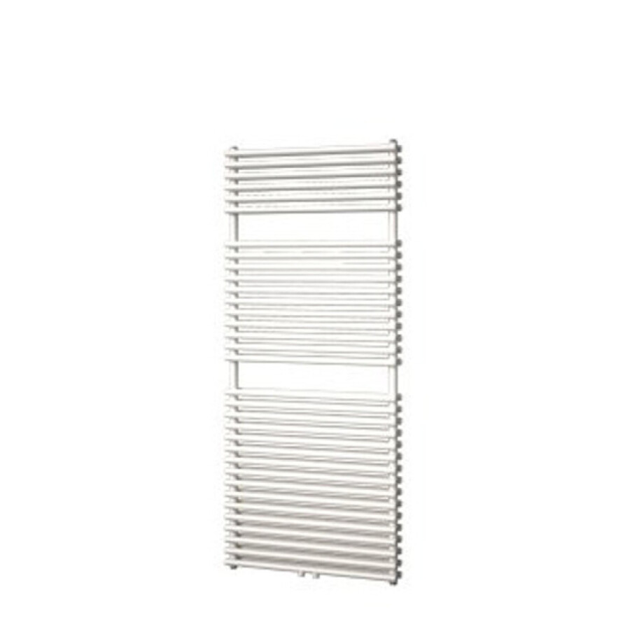 Plieger Florian Nxt M designradiator dubbel horizontaal met middenaansluiting 1406x600mm 1153W wit 7255239 afbeelding 1