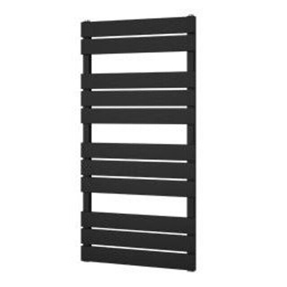 Plieger Genua designradiator horizontaal 1120x550mm 558W zwart grafiet (black graphite) 7253306 afbeelding 1