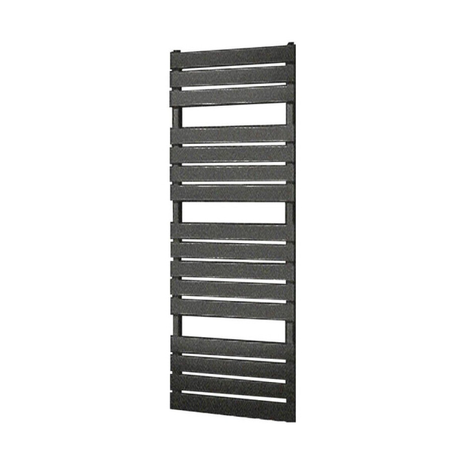 Plieger Genua designradiator horizontaal 1520x550mm 800W zwart grafiet (black graphite) 7253318 afbeelding 1