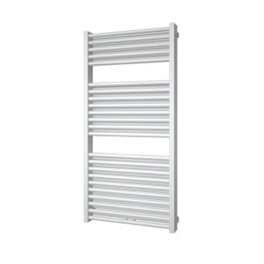 Plieger Imola M designradiator horizontaal met middenaansluiting 1230x600mm 943W wit 7255026 afbeelding 1