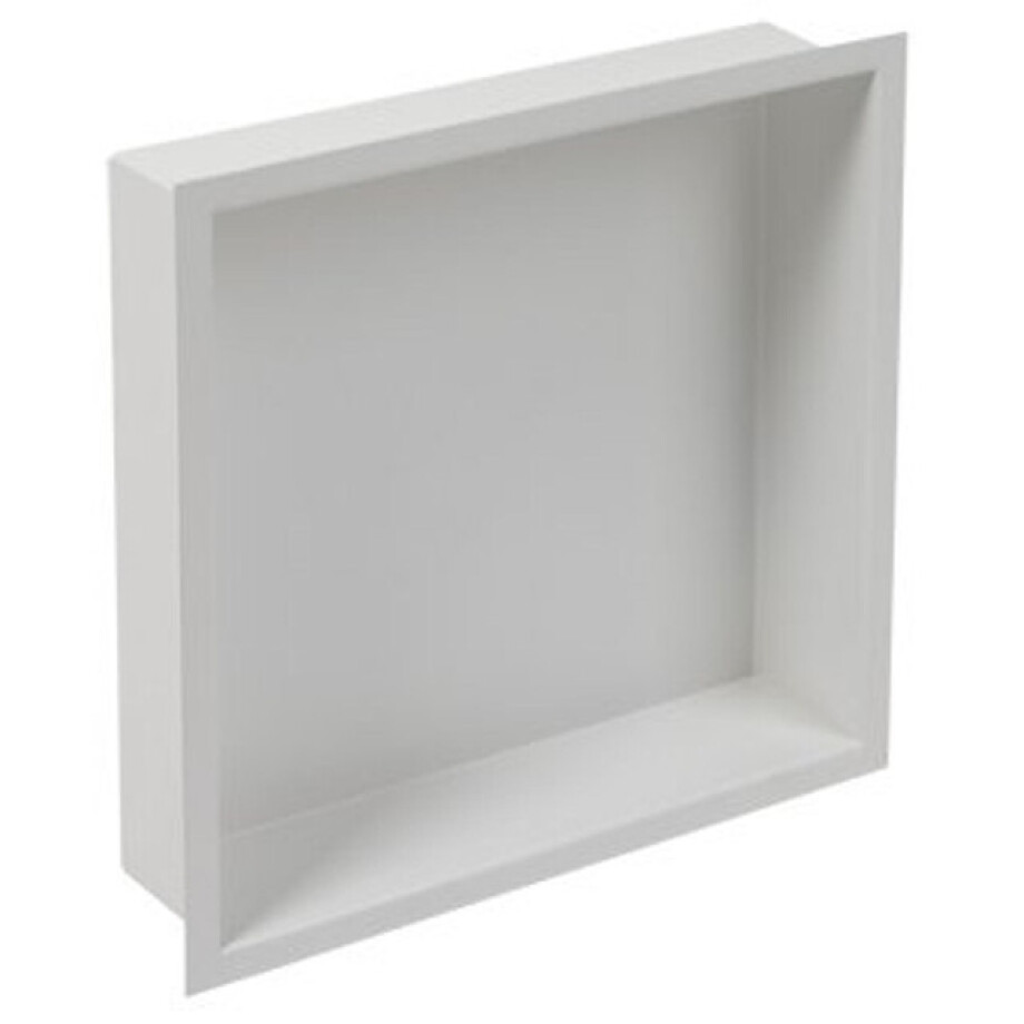 Plieger Inbox inbouwnis met flens 30x30x7.5cm waterproof wit 4330044 afbeelding 1