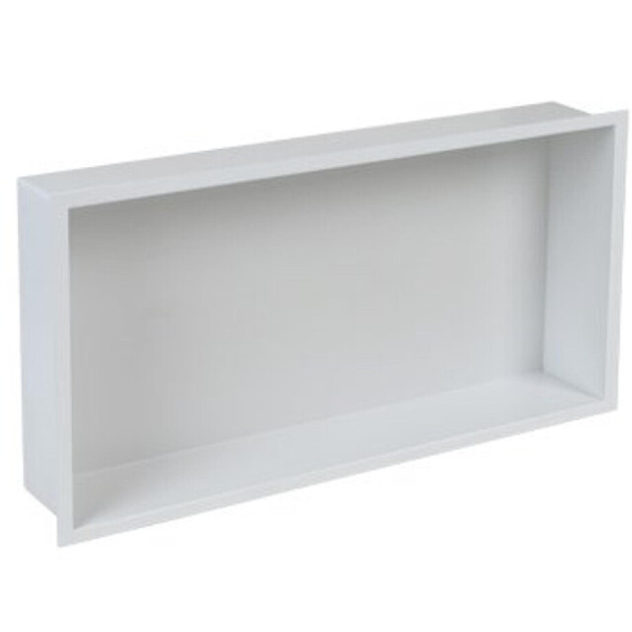 Plieger Inbox inbouwnis met flens 60x30x7.5cm waterproof RVS 4330050 afbeelding 1
