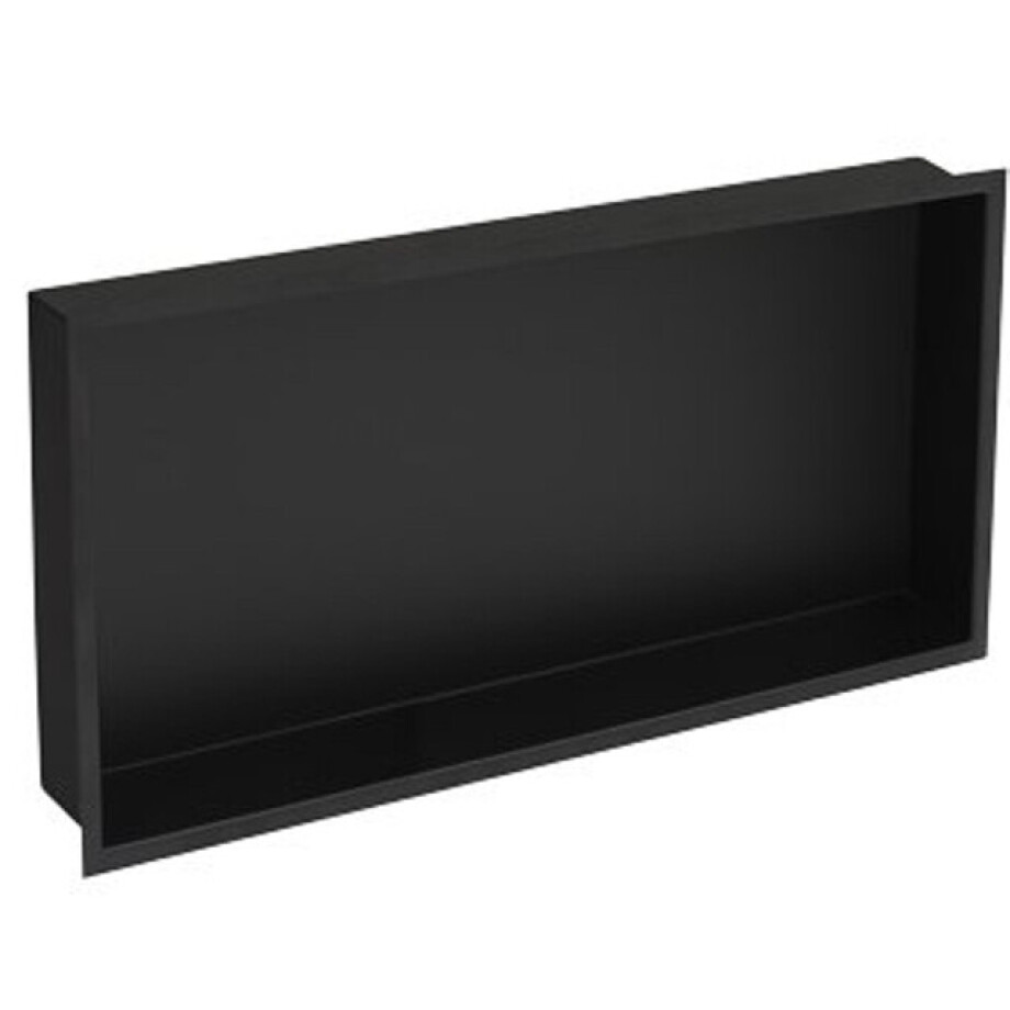 Plieger Inbox inbouwnis met flens 60x30x7.5cm waterproof zwart 4330048 afbeelding 1