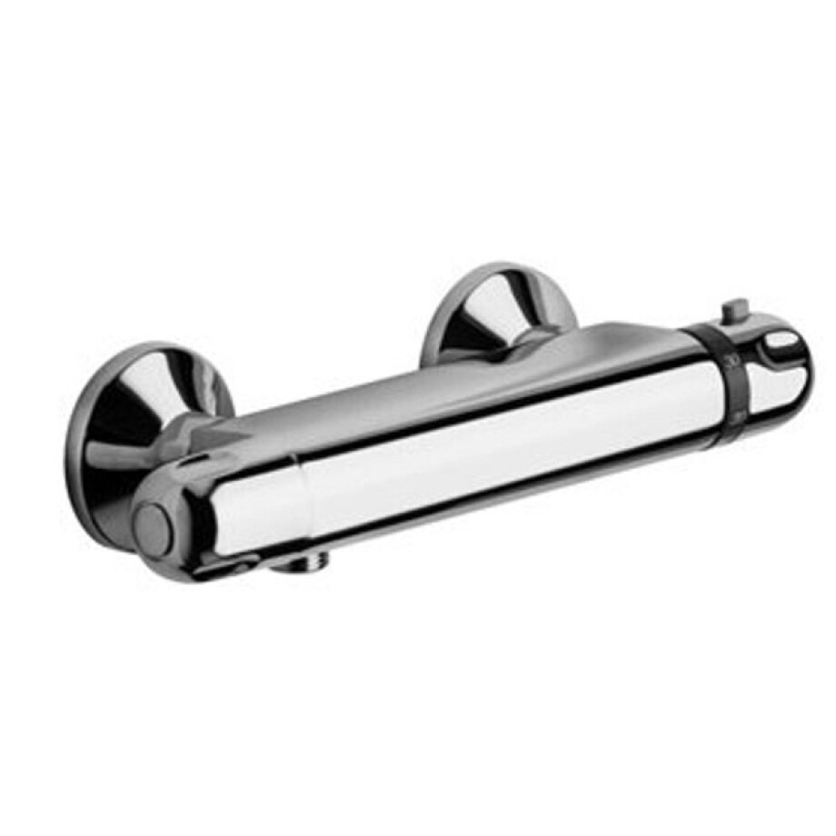 Plieger Luzon douchekraan thermostatisch zonder omstel met koppelingen HOH=15cm chroom joy1 afbeelding 1