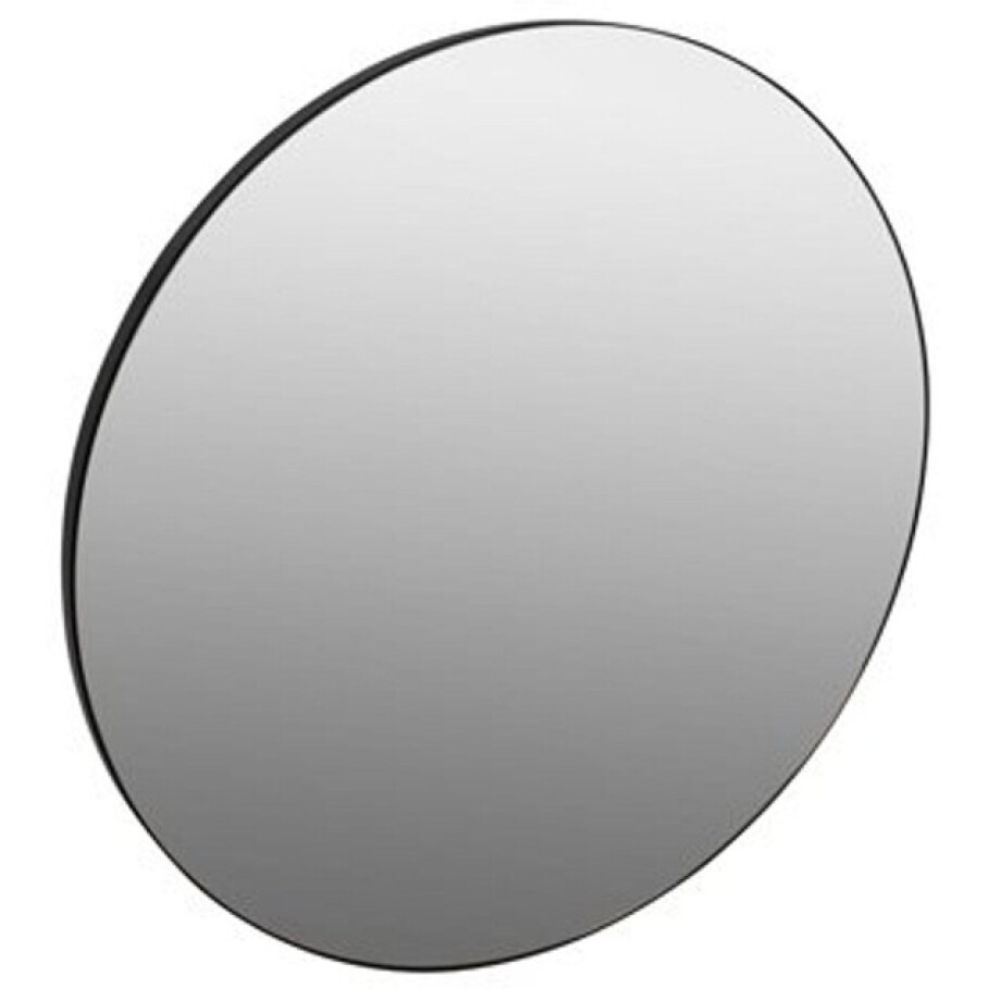 Plieger Nero Round spiegel rond 100cm met zwarte lijst 0800305 afbeelding 1