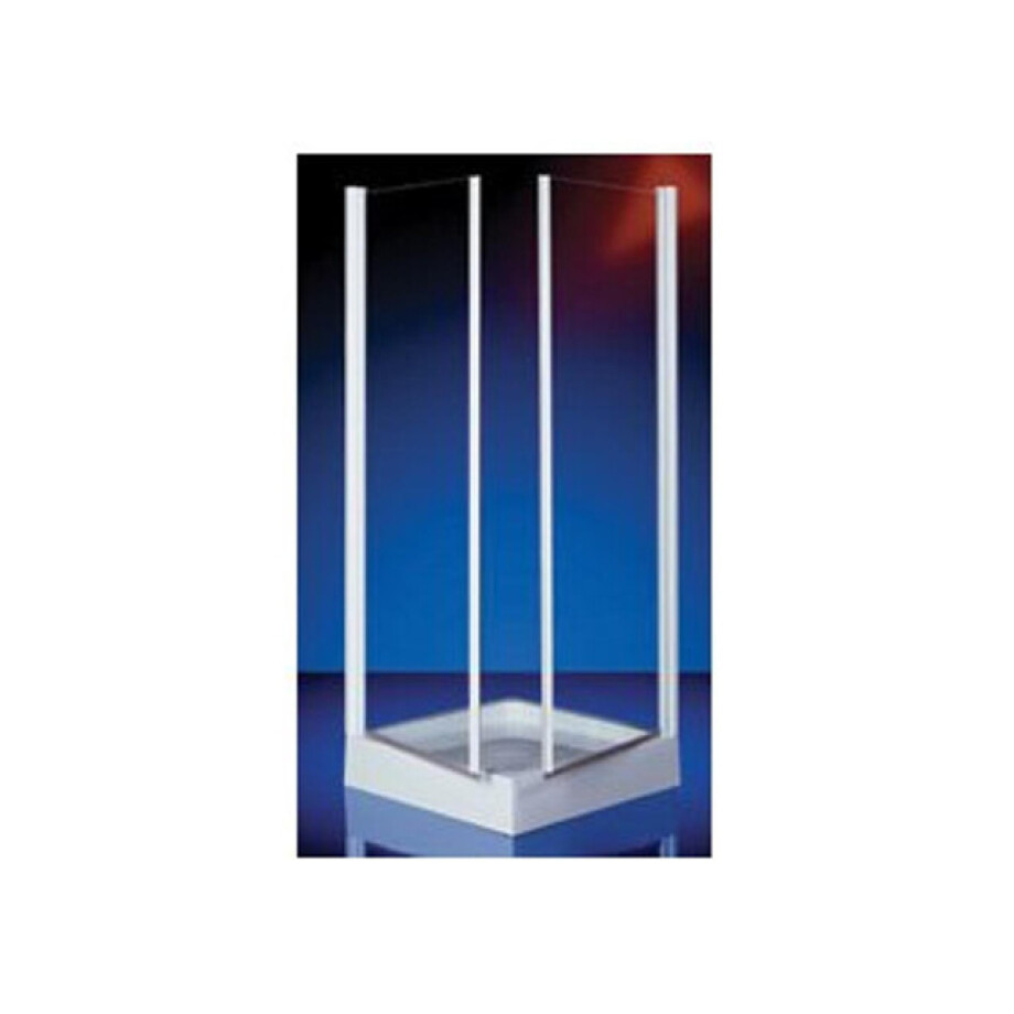 Plieger Royal hoekinstap 2 delig 6mm glas 90x90x185cm chroom AT2C6TC890PL afbeelding 1