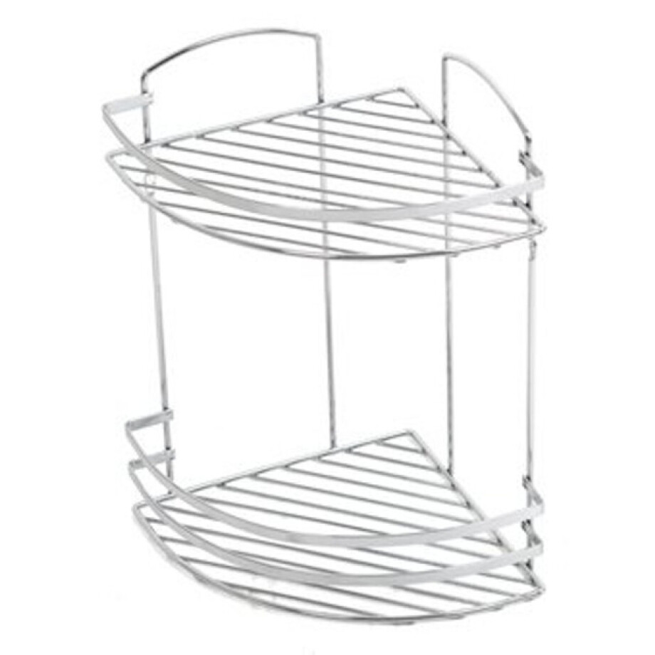 Plieger Solid hoekplanchet 2 laags draadmodel chroom 4784350 Plieger Solid hoekplanchet 2 laags draadmodel chroom 4784350 afbeelding 1