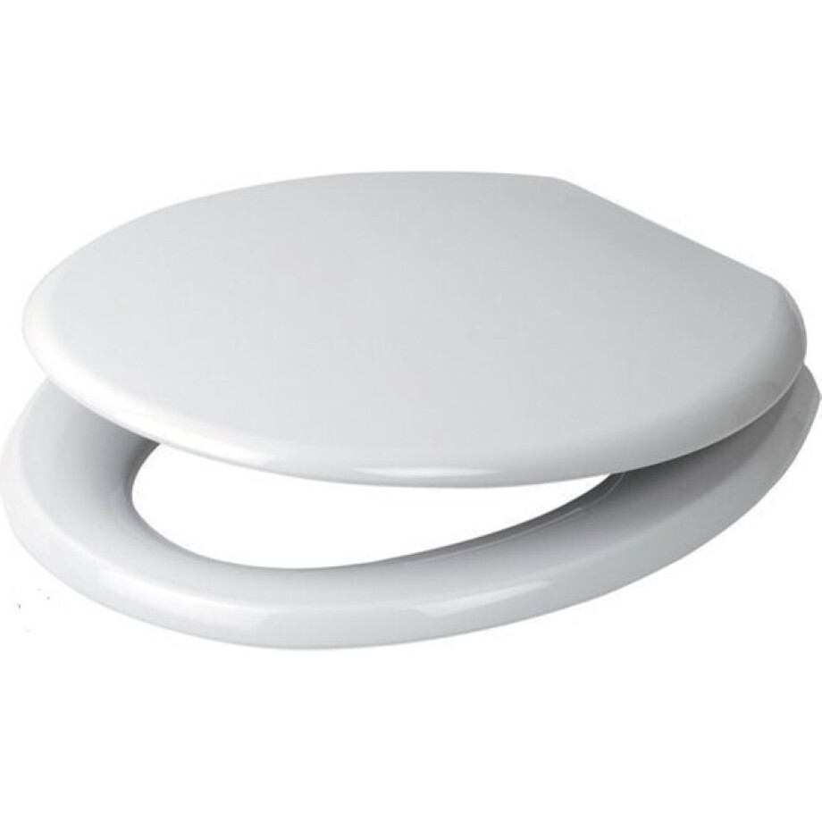 Plieger Start closetzitting softclose thermoplast met kunststof bevestigingsset wit 4345124 afbeelding 1