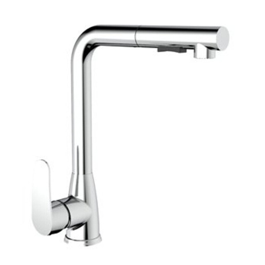 Plieger Vand keukenkraan met uittrekbare uitloop chroom N2041502 afbeelding 1