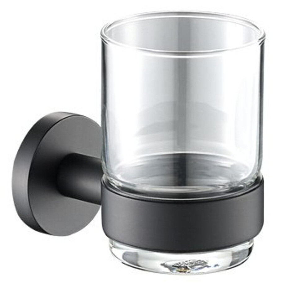 Plieger Vigo bekerhouder met glas zwart 4784423 afbeelding 1